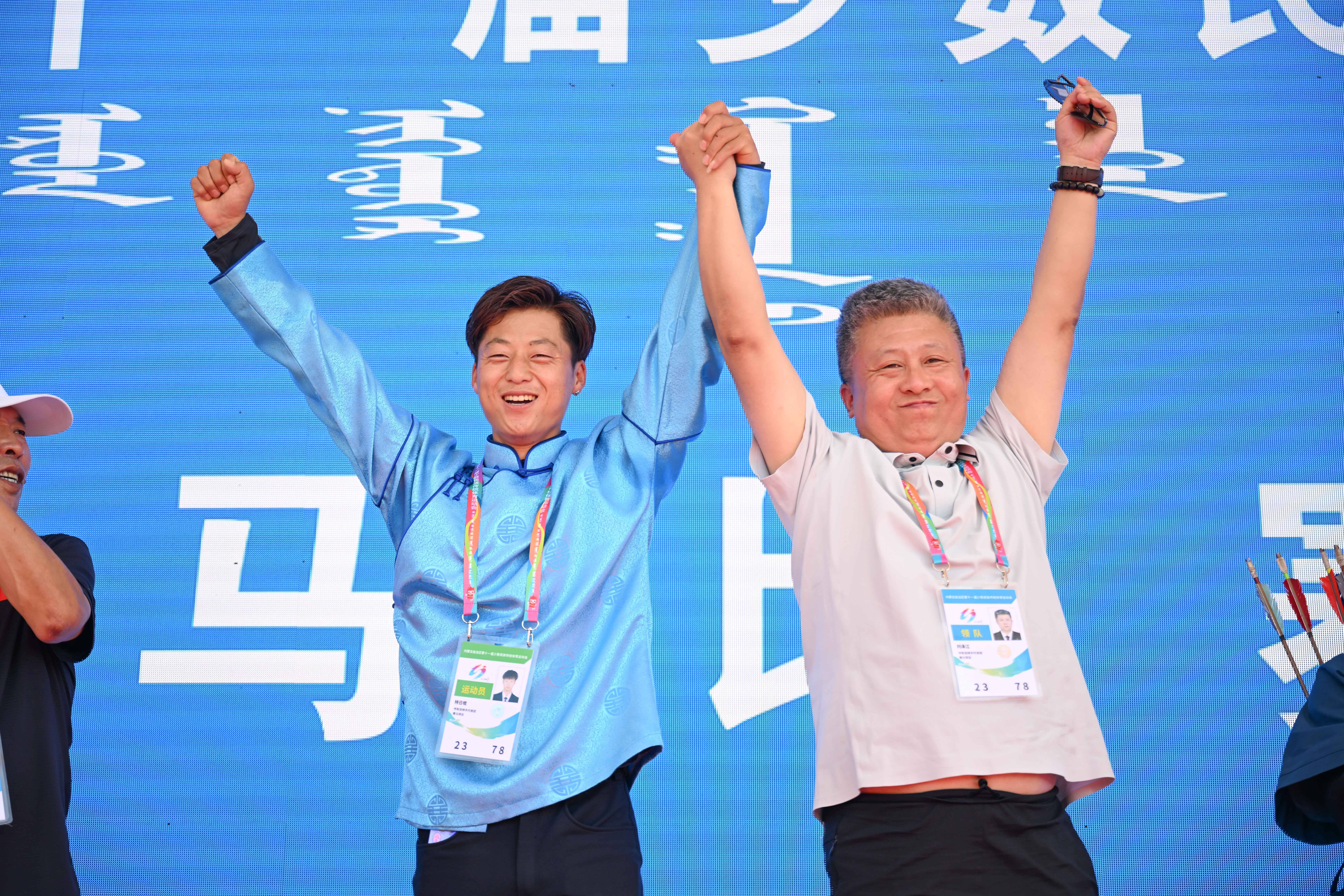 （体育）内蒙古自治区第十一届少数民族传统体育运动会跑马射箭个人赛赛况