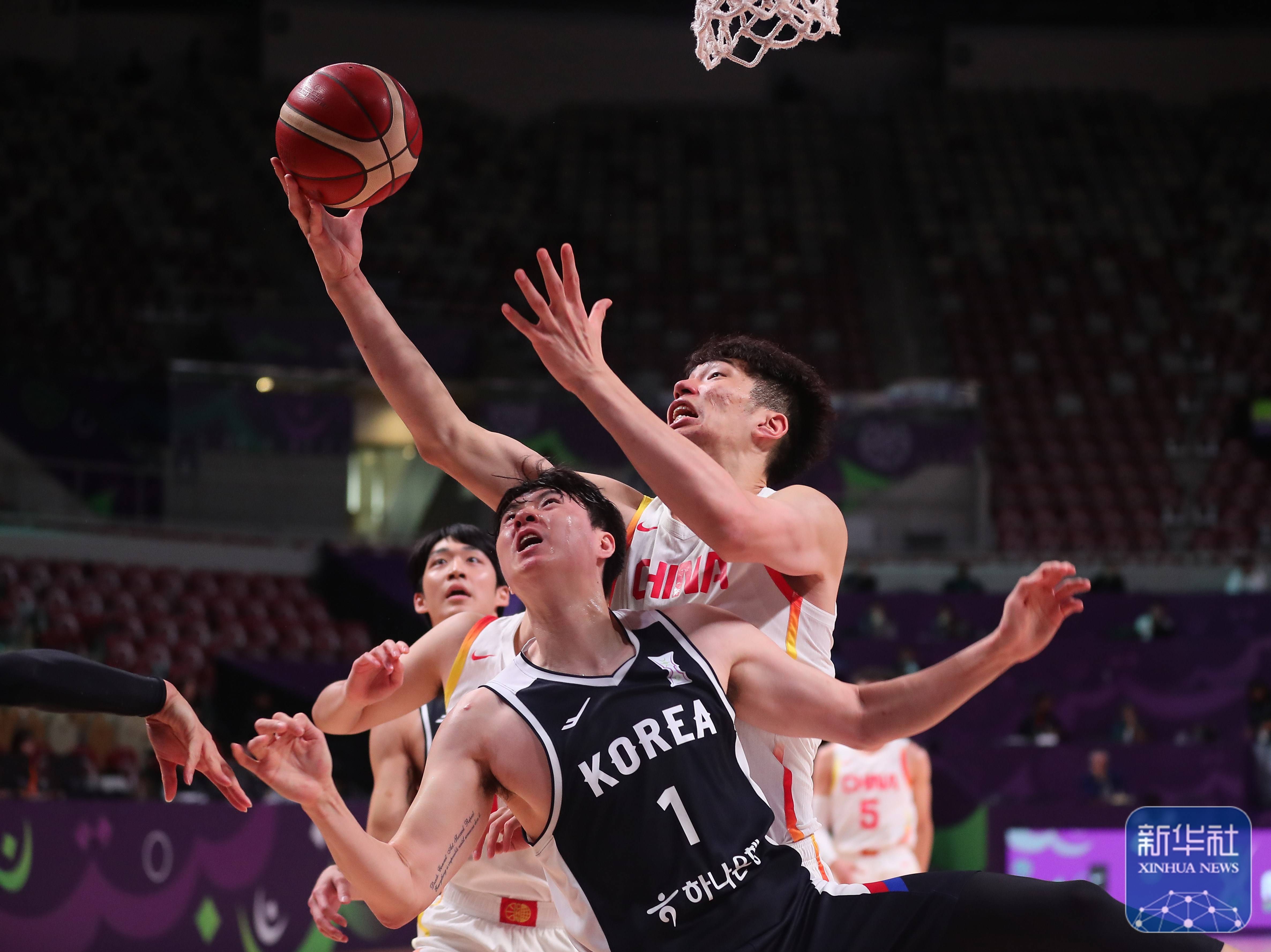 篮球丨国际篮联亚洲杯：中国队对阵韩国队