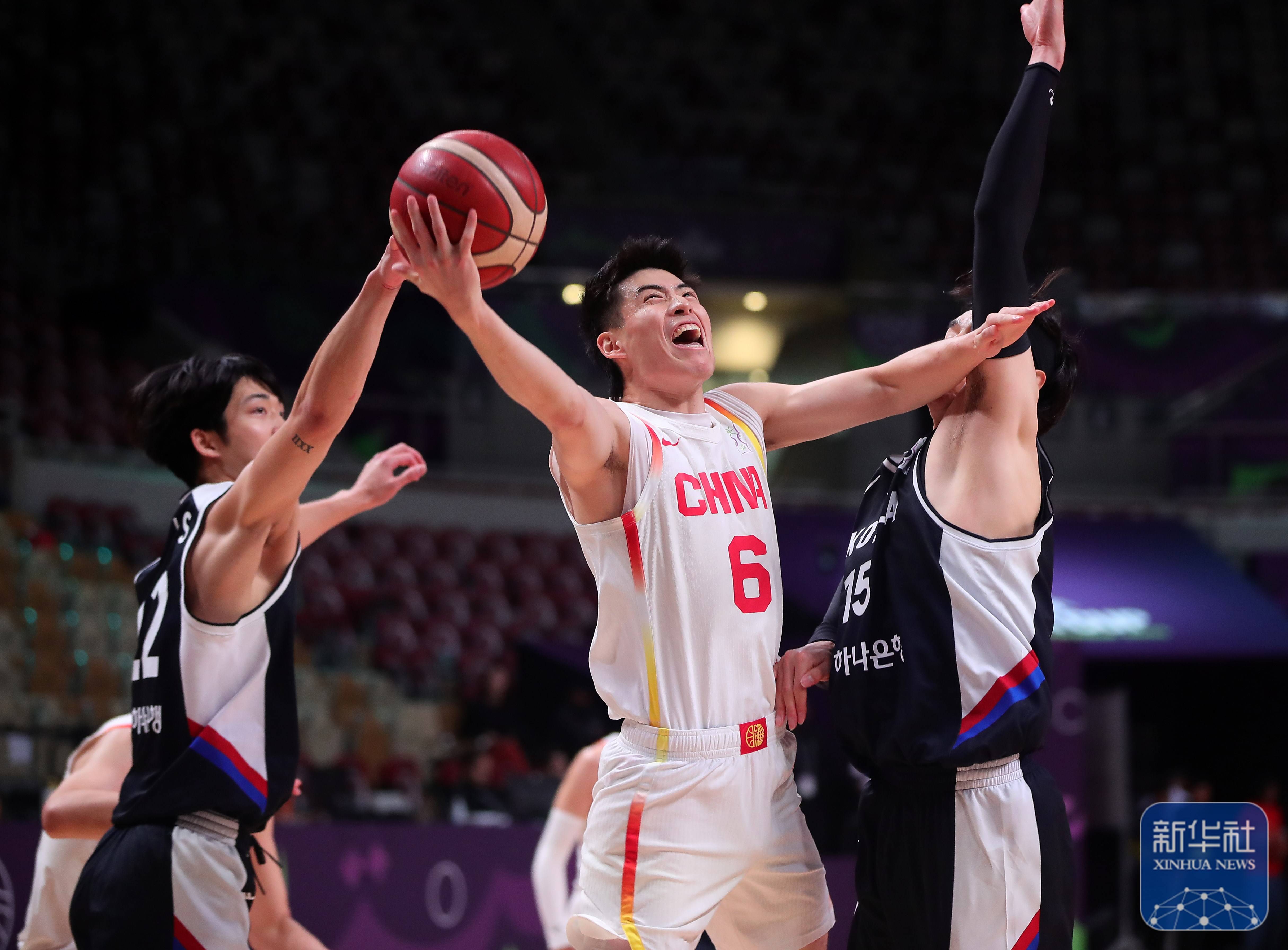 篮球丨国际篮联亚洲杯：中国队对阵韩国队